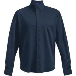 Knitted Pique Lounge Long Sleeve Mens Navy